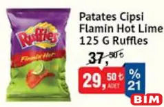 RUFFLES PATATES CİPSİ FLAMİN HOT LİME 125 G